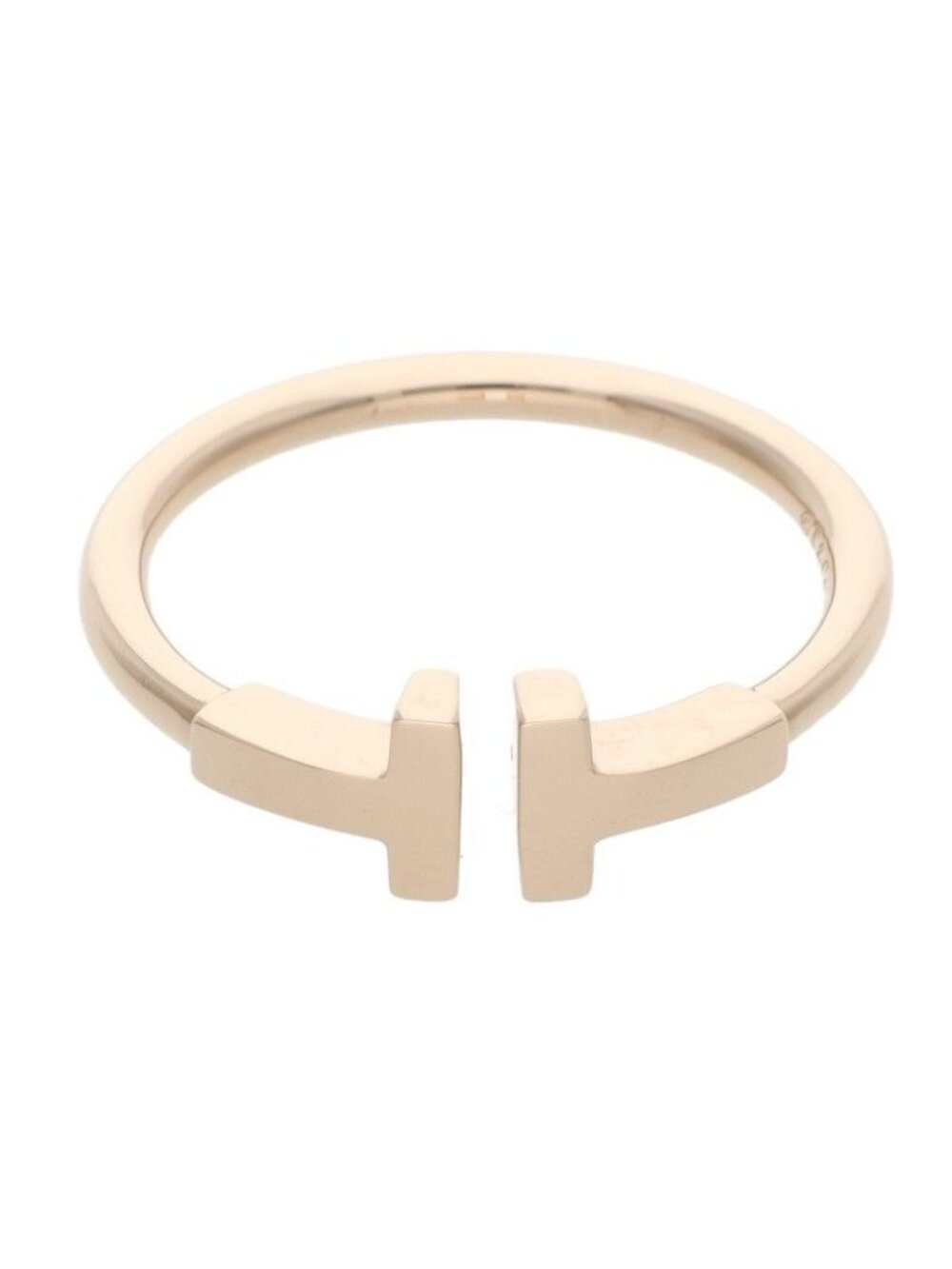 Tiffany & Co T Wire 18k Pink Gold Ring